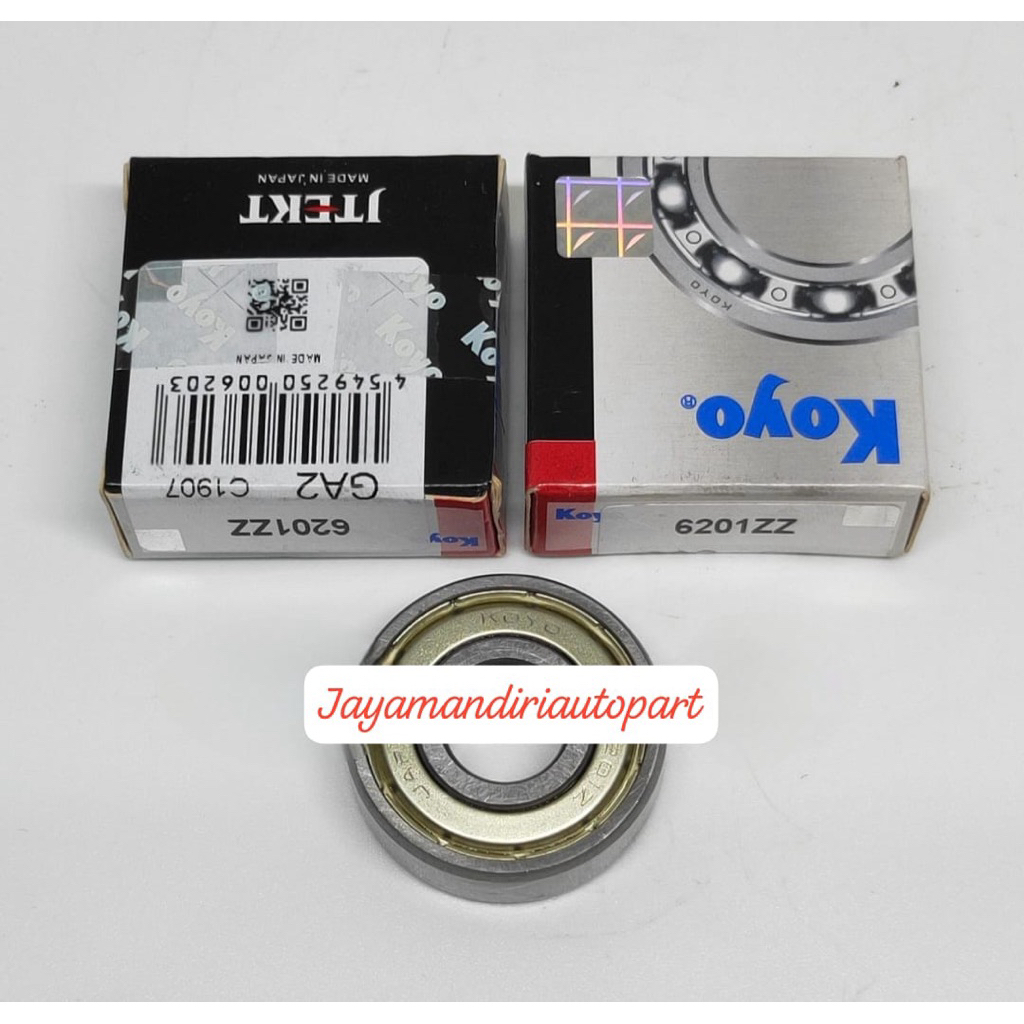 BEARING 6201 ZZ KOYO TUTUP BESI 6201 ZZ KOYO