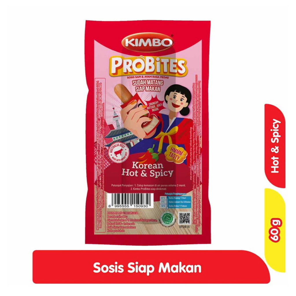 

Kimbo Probites Sosis Korean Hot & Spicy 60 g