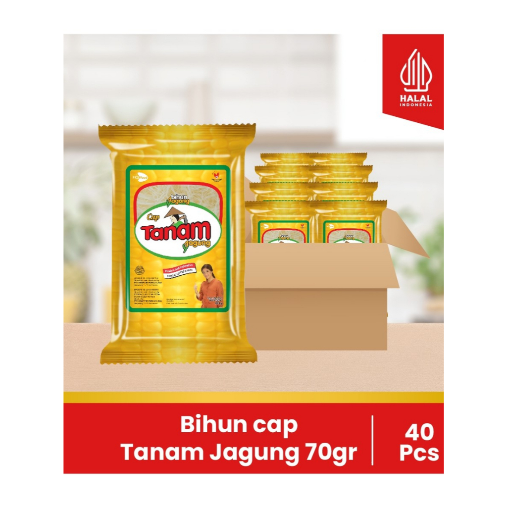 

Bihun cap Tanam Jagung - 1 Karton - 40 Pcs - 70gr