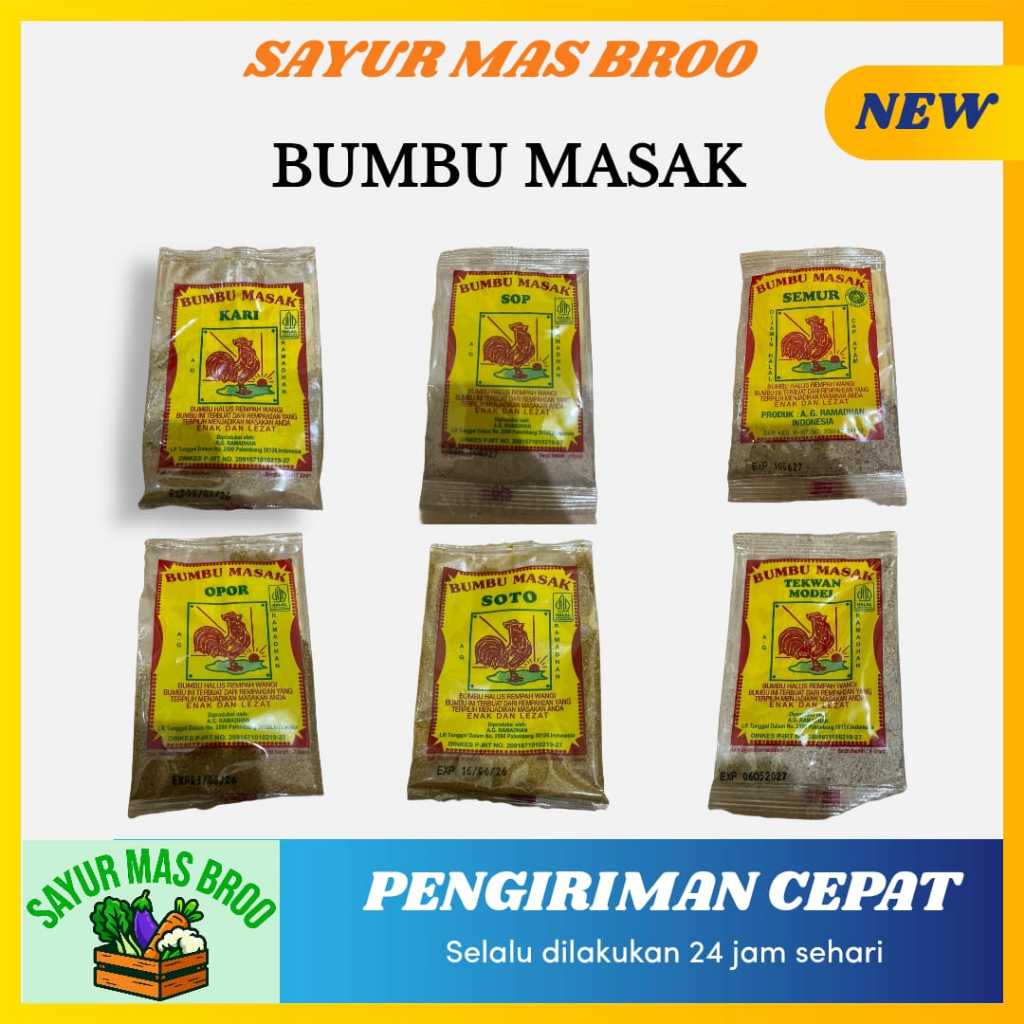 

Bumbu Masak All Varian - Toko Sayuran Mas Broo Palembang