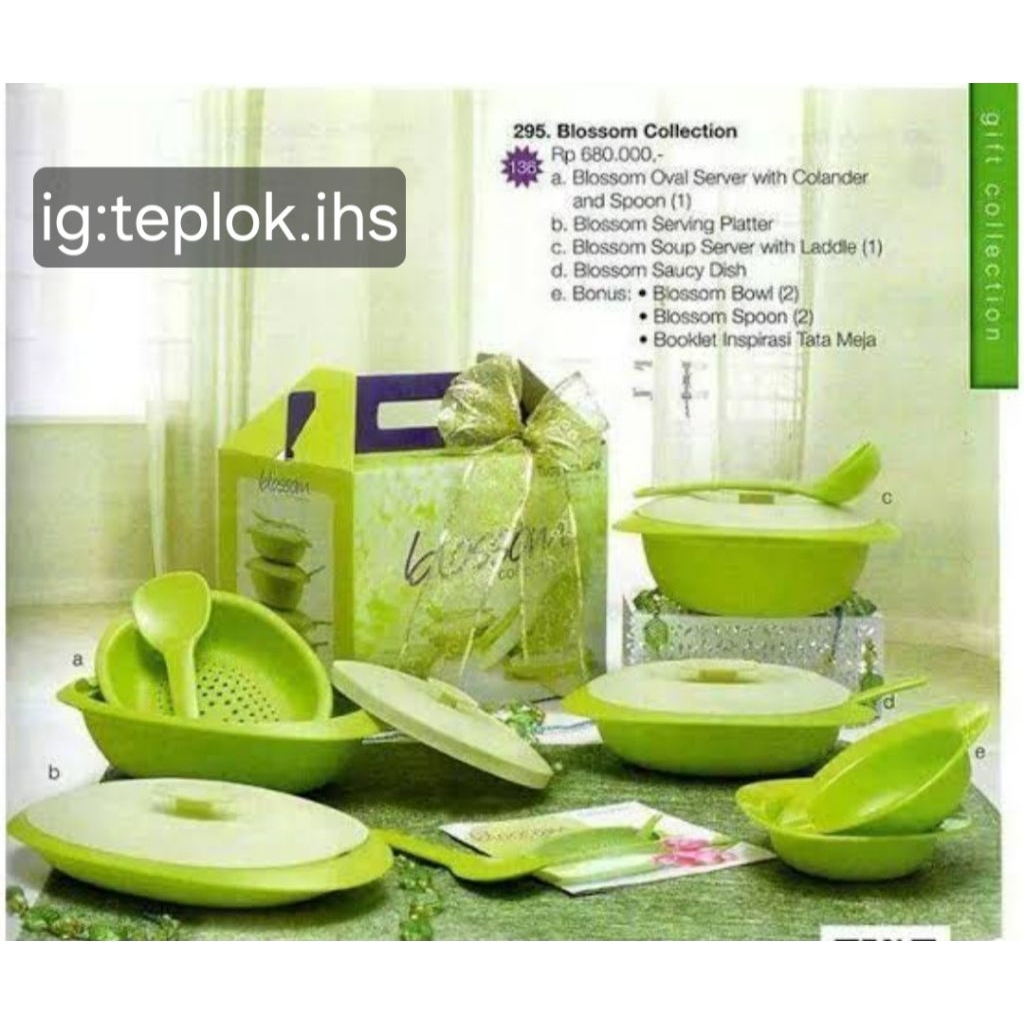 blossom collection  tupperware