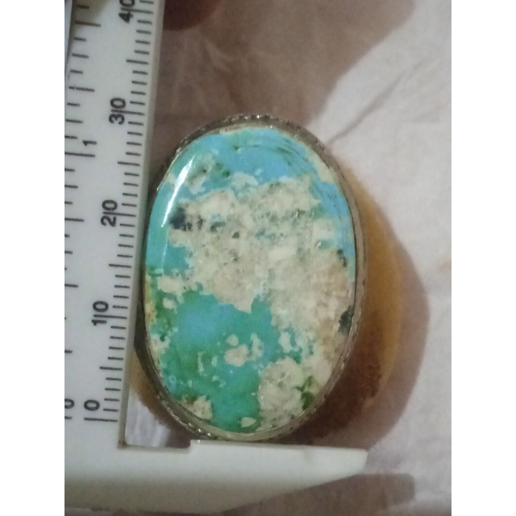 pirus pak Kyai Persia asli turqoise lawasan jumbo