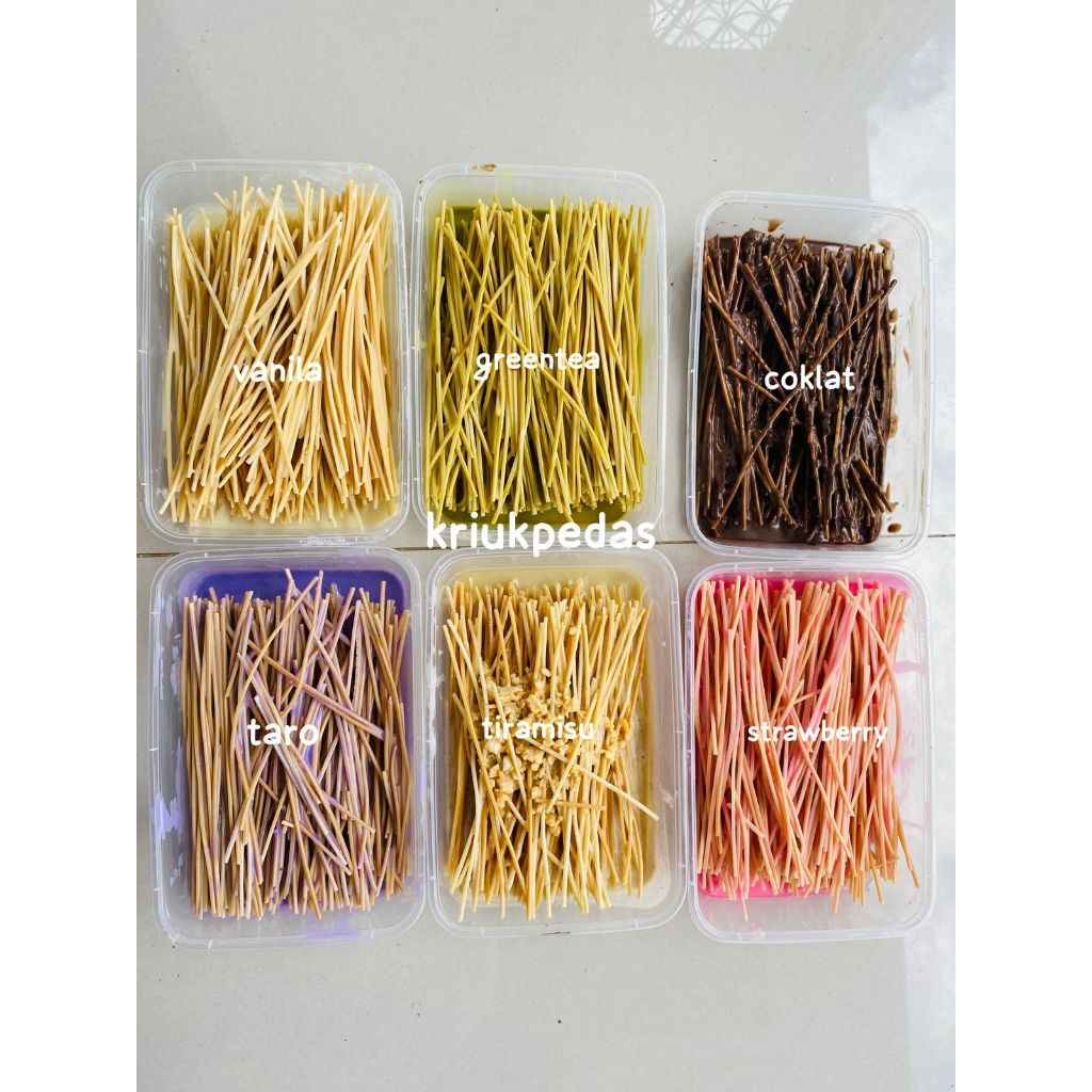 

mie lidi coklat lumer 500ml & aneka rasa coklat, strawberry,vanilla,taro,greentea,tiramisu free packing kardus