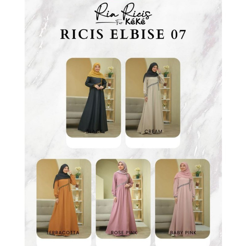 GAMIS ELBISE 7 KEKINIAN – GAMIS WANITA DEWASA SYARI MODIS TERBARU | MODEL SIMPLE ELEGAN & MURAH