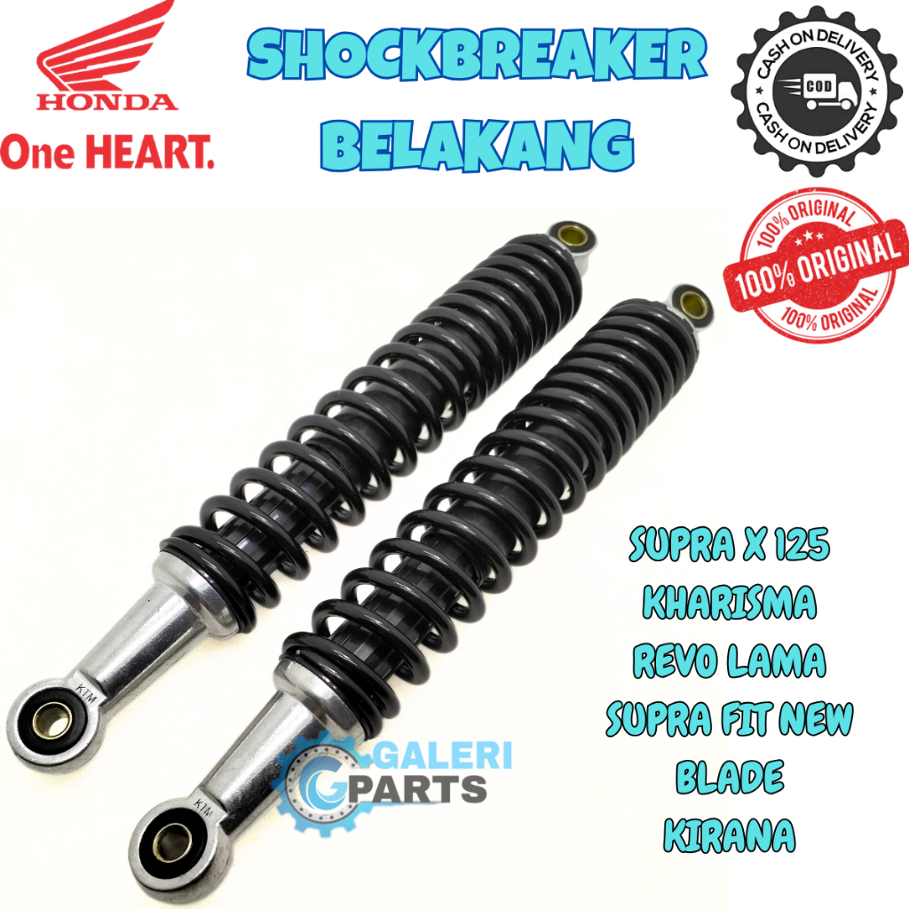 ORIGINAL SHOCKBREAKER BELAKANG HONDA KTM SUPRA 125 KARISMA REVO LAMA FIT NEW  KHARISMA KUALITAS ASLI