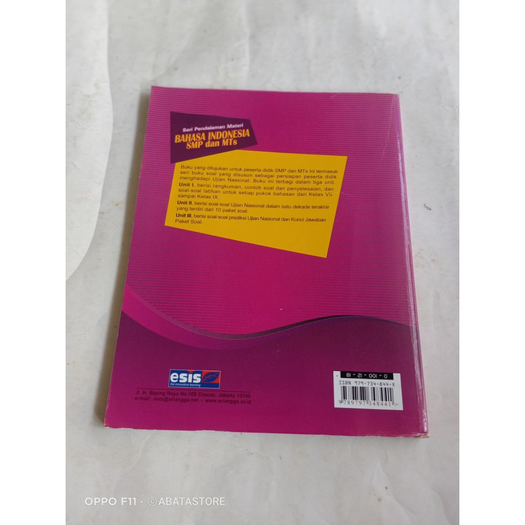 BUKU SERI PEDALAMAN MATERI SPM BAHASA INDONESIA SMP MTS SUDIRDJA