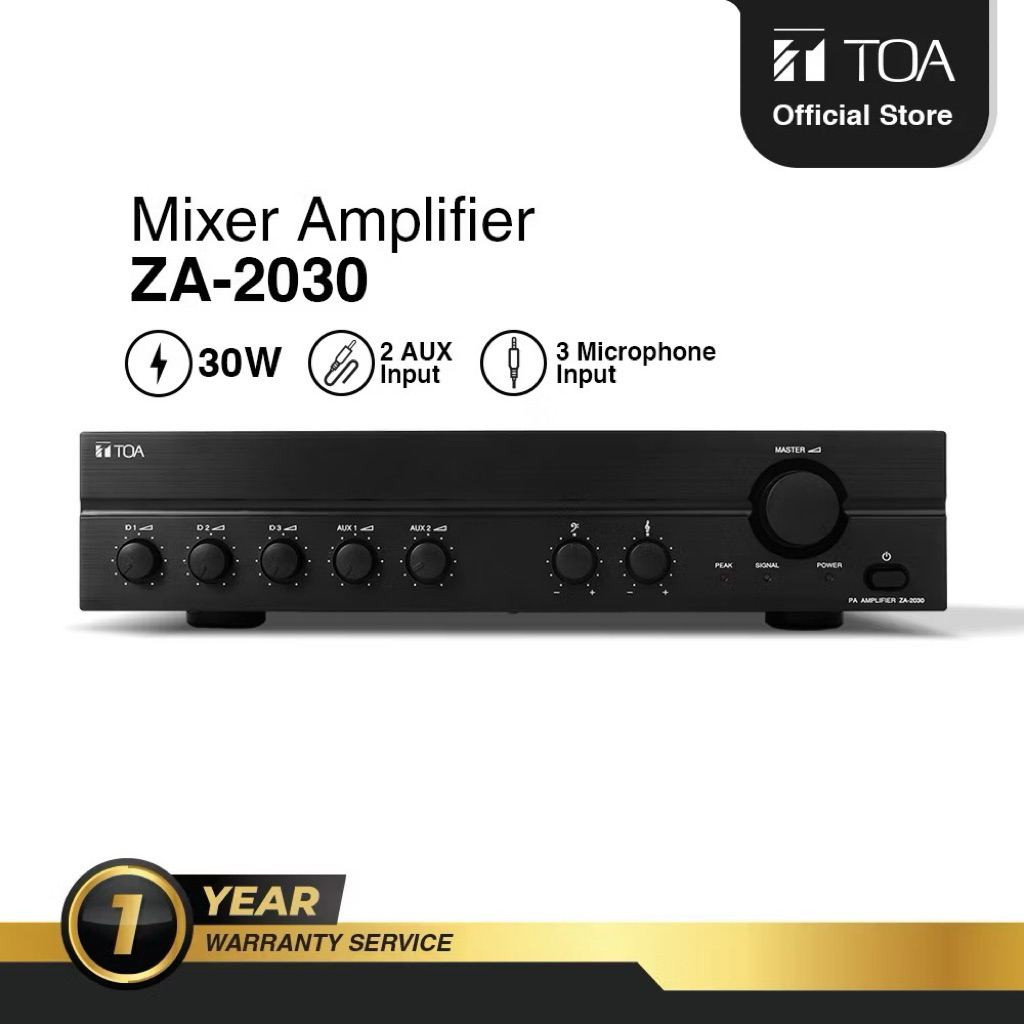TOA ZA-2030 Amplifier Toa 30w ampli 2030