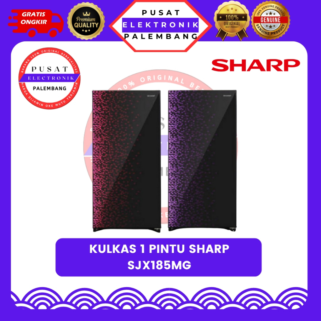 KULKAS 1 PINTU SHARP SJX185MG PALEMBANG