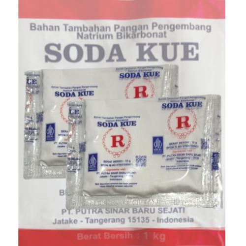 

Soda kue R / baking soda natrium bikarbonat Sachet 10 gr x 2 pcs