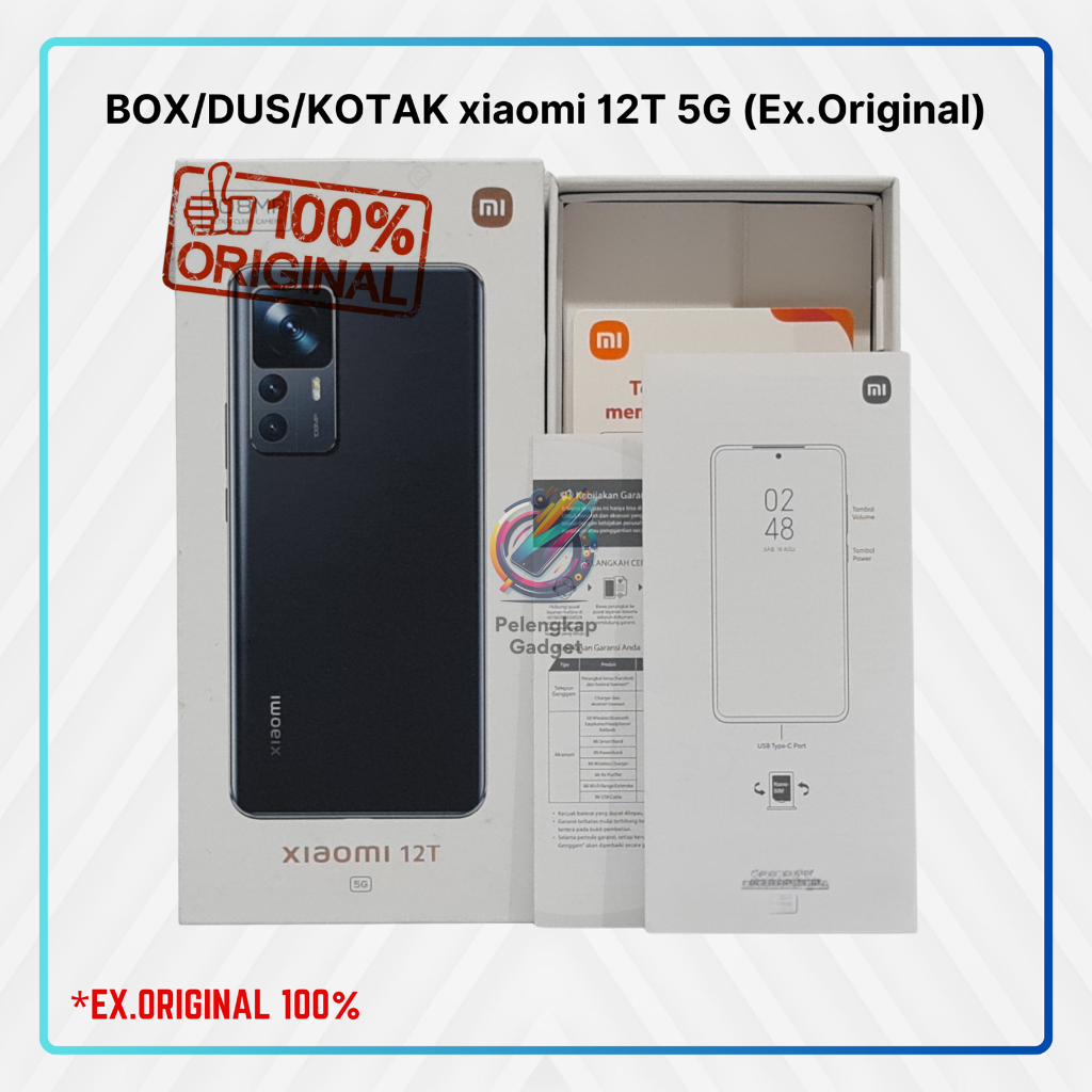 

BOX/DUS/KOTAK xiaomi 12T 5G (Ex.Original)