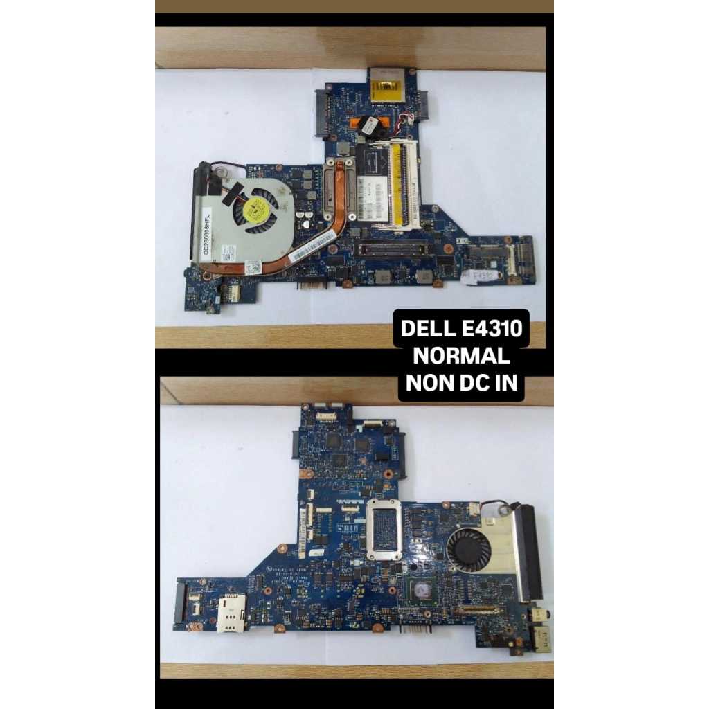 MAINBOARD / MOBO LAPTOP DELL E4310,P155,E5430,INSPIRON 14Z-S423 KONDISI HIDUP NORMAL NON SOKET DC IN