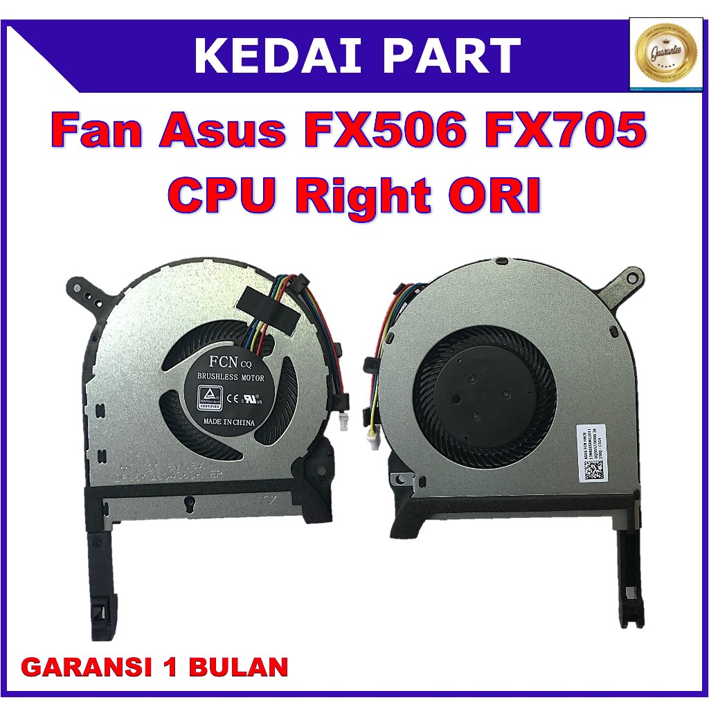 Fan Asus ROG TUF FX506 FX506IH FX506II FX506LH FX506LI FX705 CPU ORI