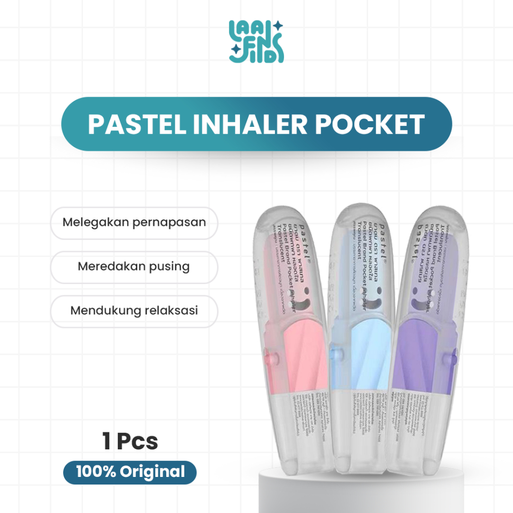 Pastel Pocket Inhaler 2in1 Thailand Original BamBam Lisa Blackpink Cap Pastel Inhaler
