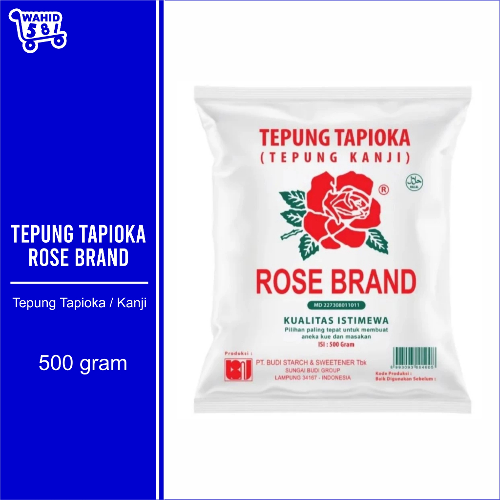 

Tepung Tapioka Kanji Rose Brand 500gr