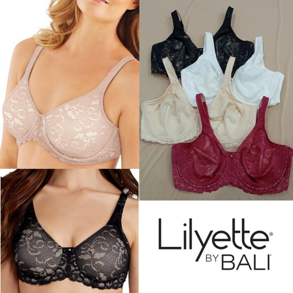 Lilyett* by Bal1  Paddles Minimizer Lace Bra, Tanpa Busa Pakai kawat (15)