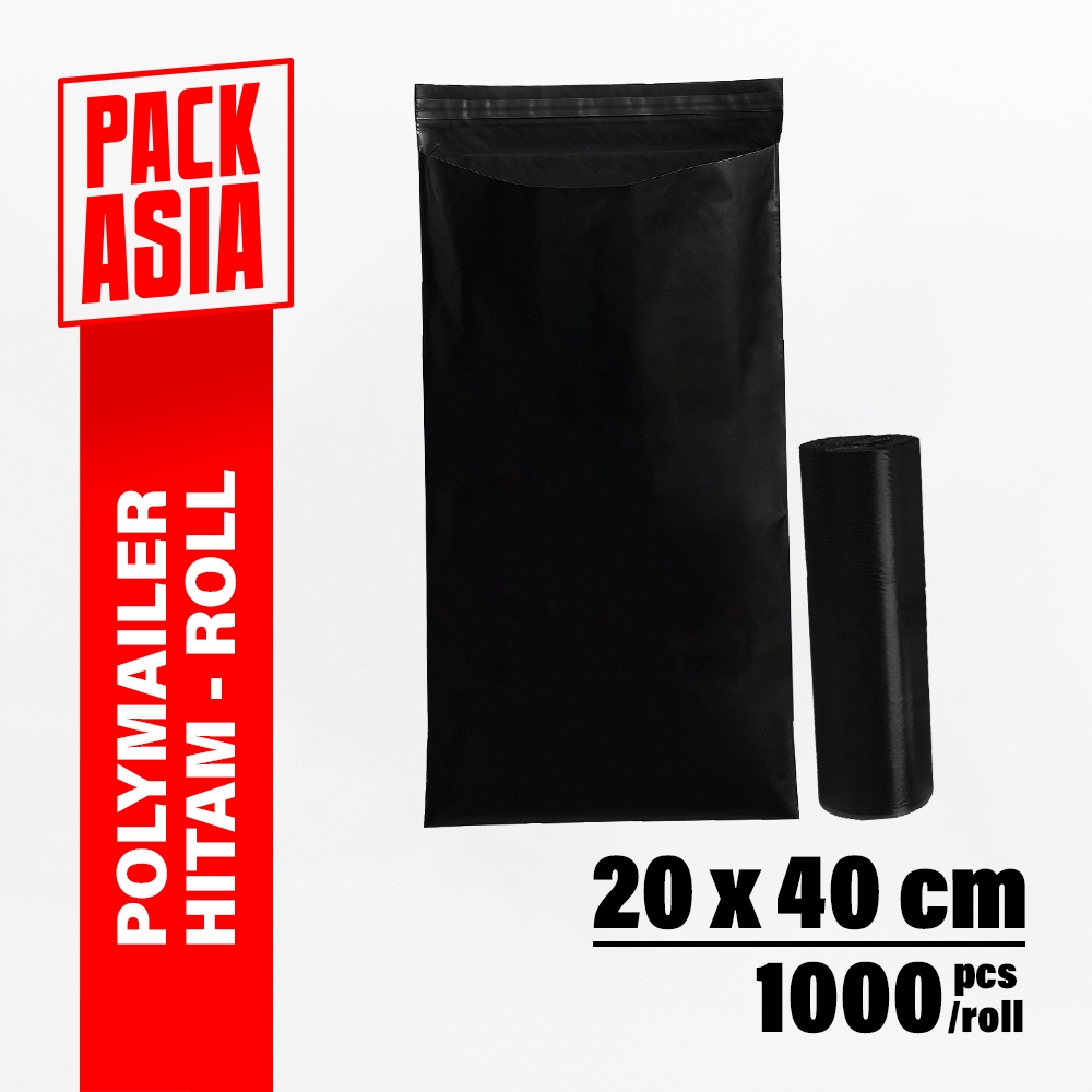 

Packasia - Polymailer Kantong Plastik Kemasan - 20 x 40 cm - Isi 1000pcs