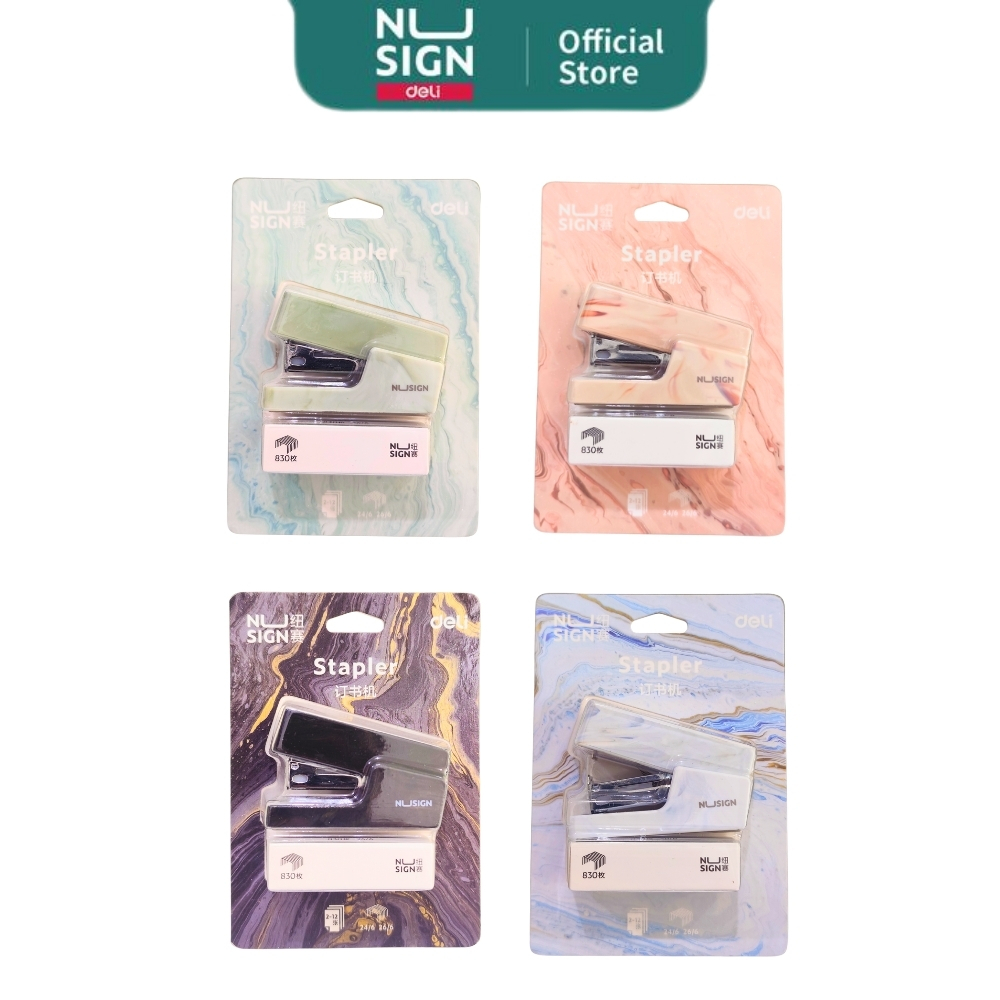

DELI Nusign Stapler 24/6 & 26/6 Black NS083C