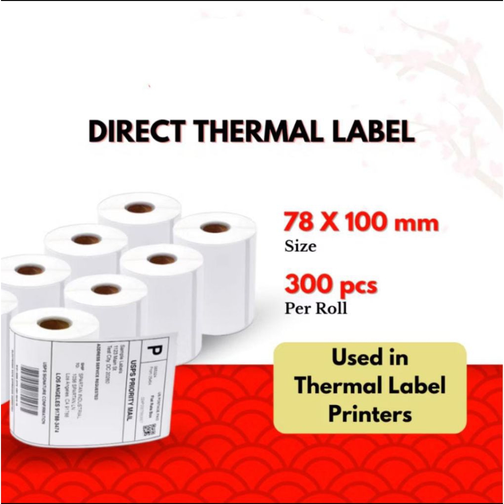 

Kertas Sticker Label Thermal Resi 78x100 mm | Isi 300 Lembar per Roll