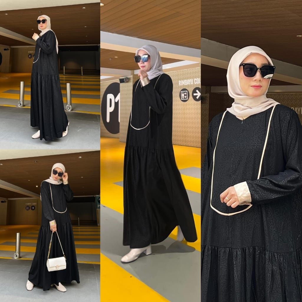 Jangan lupa kirim nomor wa saat order AMDLANI VELINO ABAYA DRESS GAMIS MODE TERBARU BEST SELLER DAN 