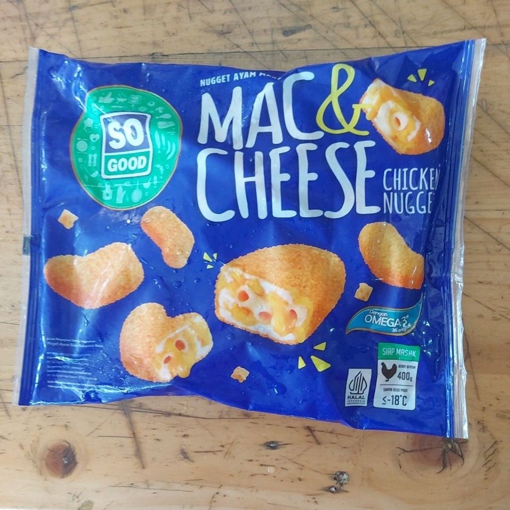 

SO GOOD CHICKEN NUGGET MAC & CHEESE 400GR