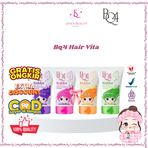 BQ4 HAIRVITA - Vitamin & Pelicin Rambut Anak Kiddie dan Dewasa Tanpa Bilas || Hair Bath