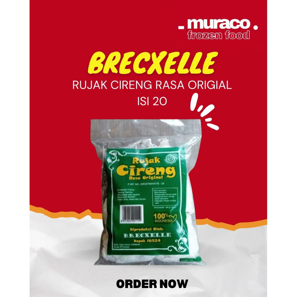

Brecxelle Rujak Cireng Rasa Original Isi 20 Biji