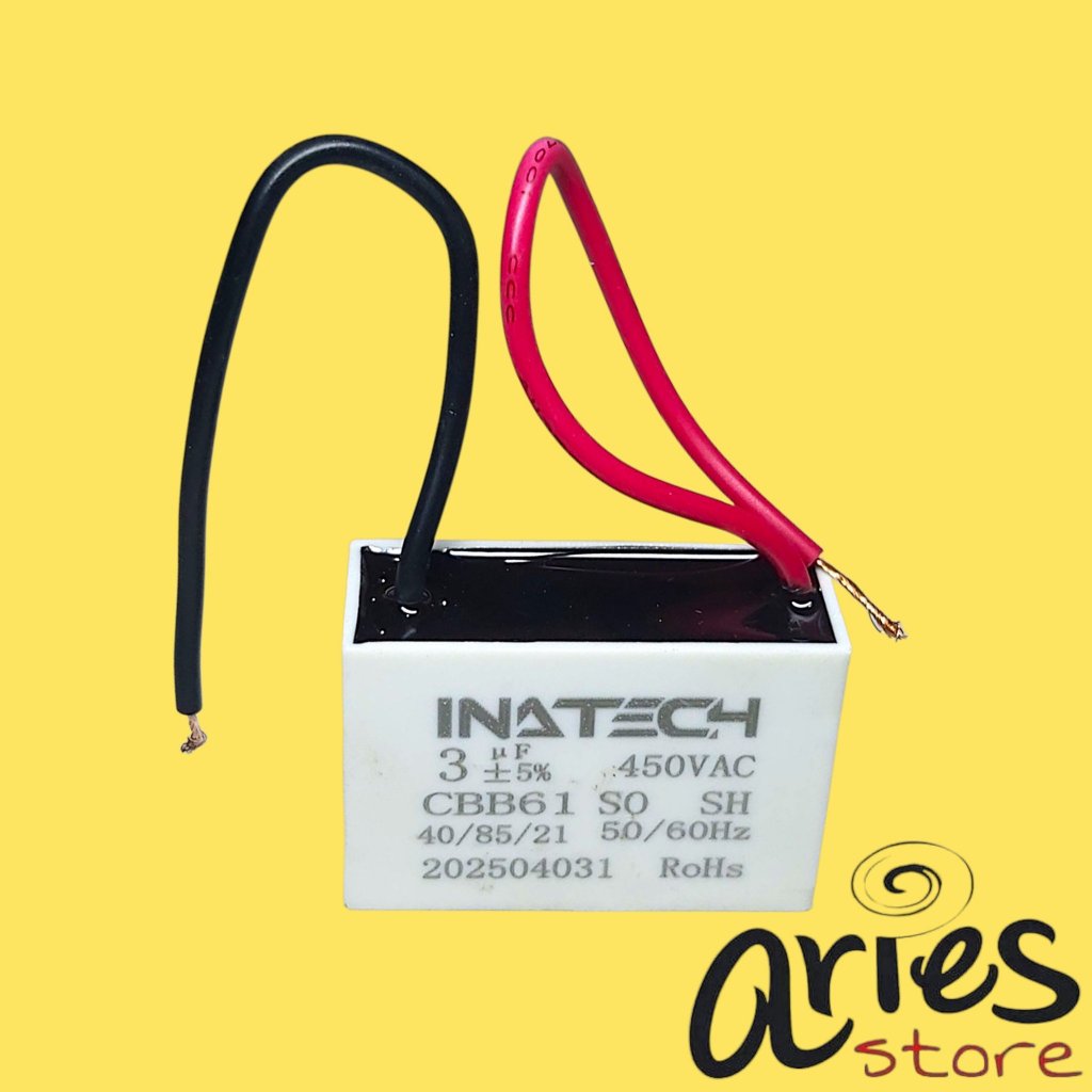 CAPASITOR KOTAK INATECH 3uf 450v CAPASITOR 3uf 450v