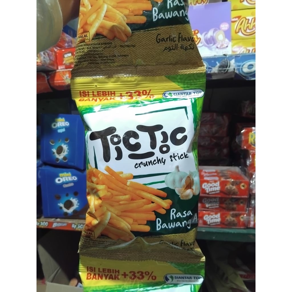 

TicTic Crunchy Stick Rasa Bawang Asli (isi 10)