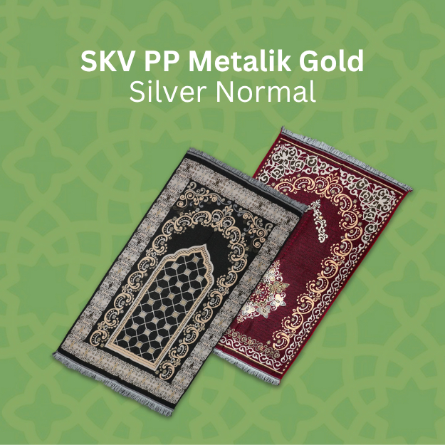 Sajadah SKV PP Metalik Gold Normal