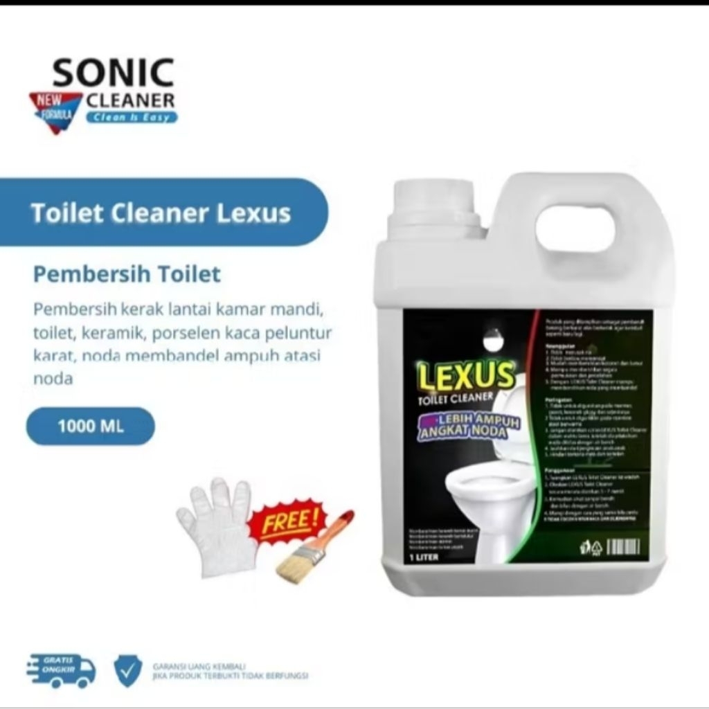 SONIC TOILET CLEANER LEXUS lebih ampuh angkat noda 1000ml