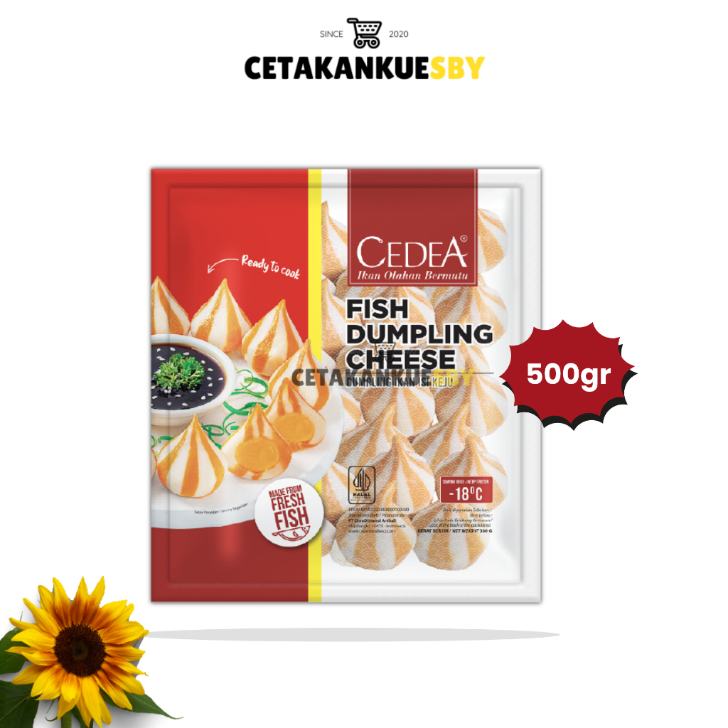 

CEDEA FISH DUMPLING CHEESE 500GR | CEDEA DUMPLING IKAN KEJU FROZEN FOOD BEKU 500GR