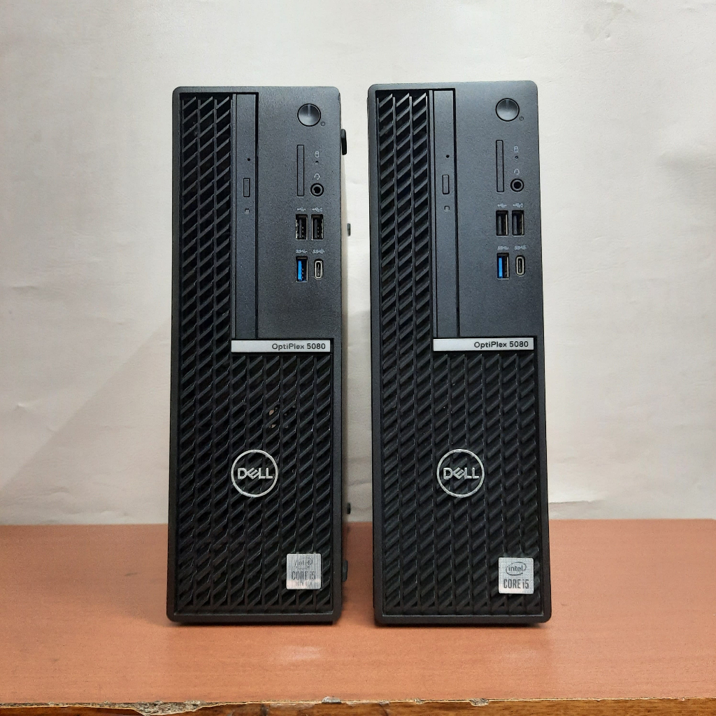 Dell Optiplex 5080 SFF Core i5-10400F RAM 16GB HDD 1TB SSD 256GB Windows 10 Siap Pakai Komputer Kant