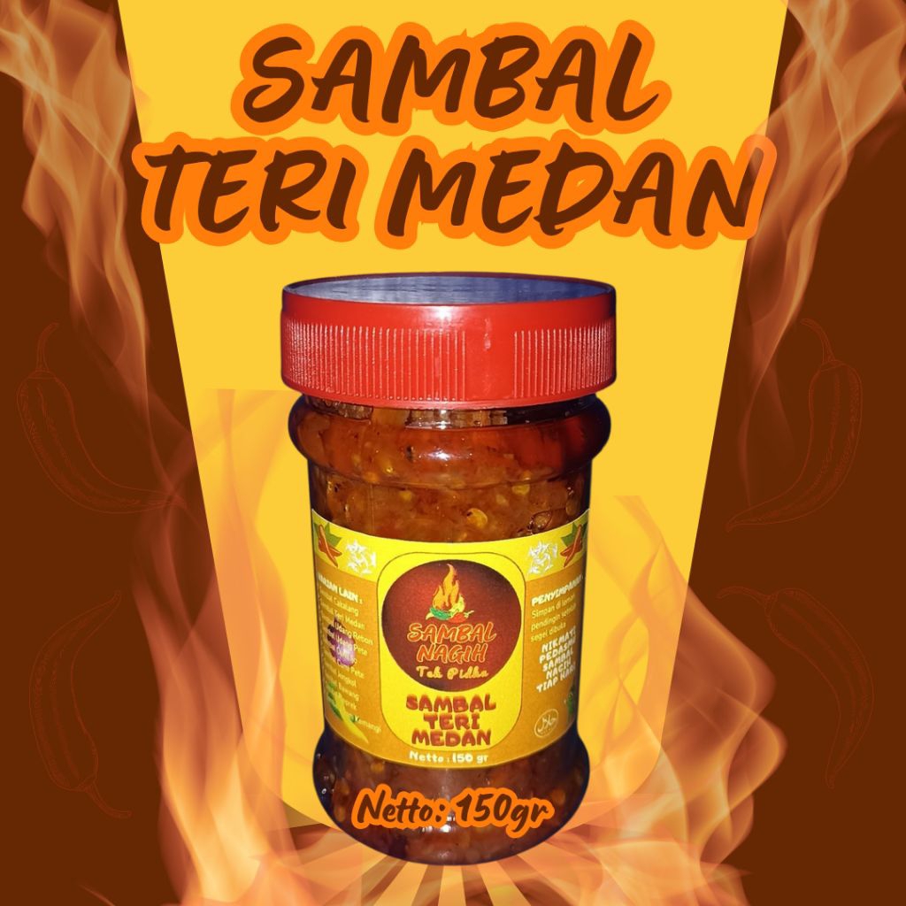 

Sambal Teri Medan 150gr