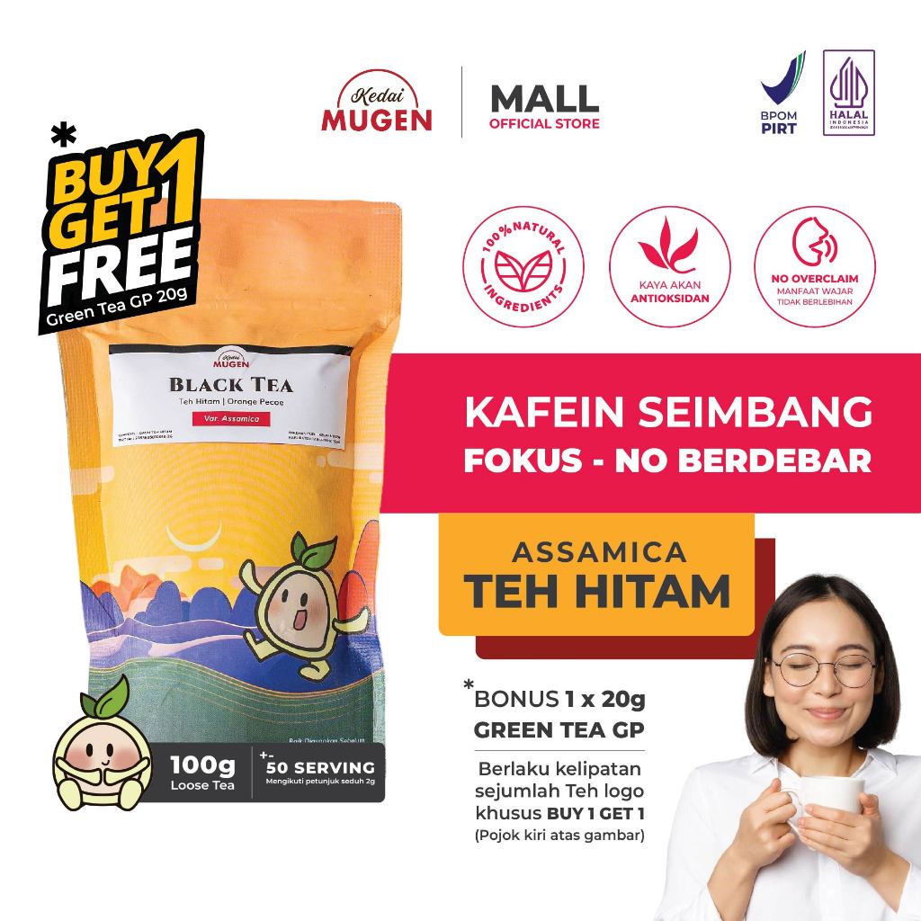 

Teh Hitam Assamica Penurun Kolestrol/ Single Origin Java Black Tea 100g