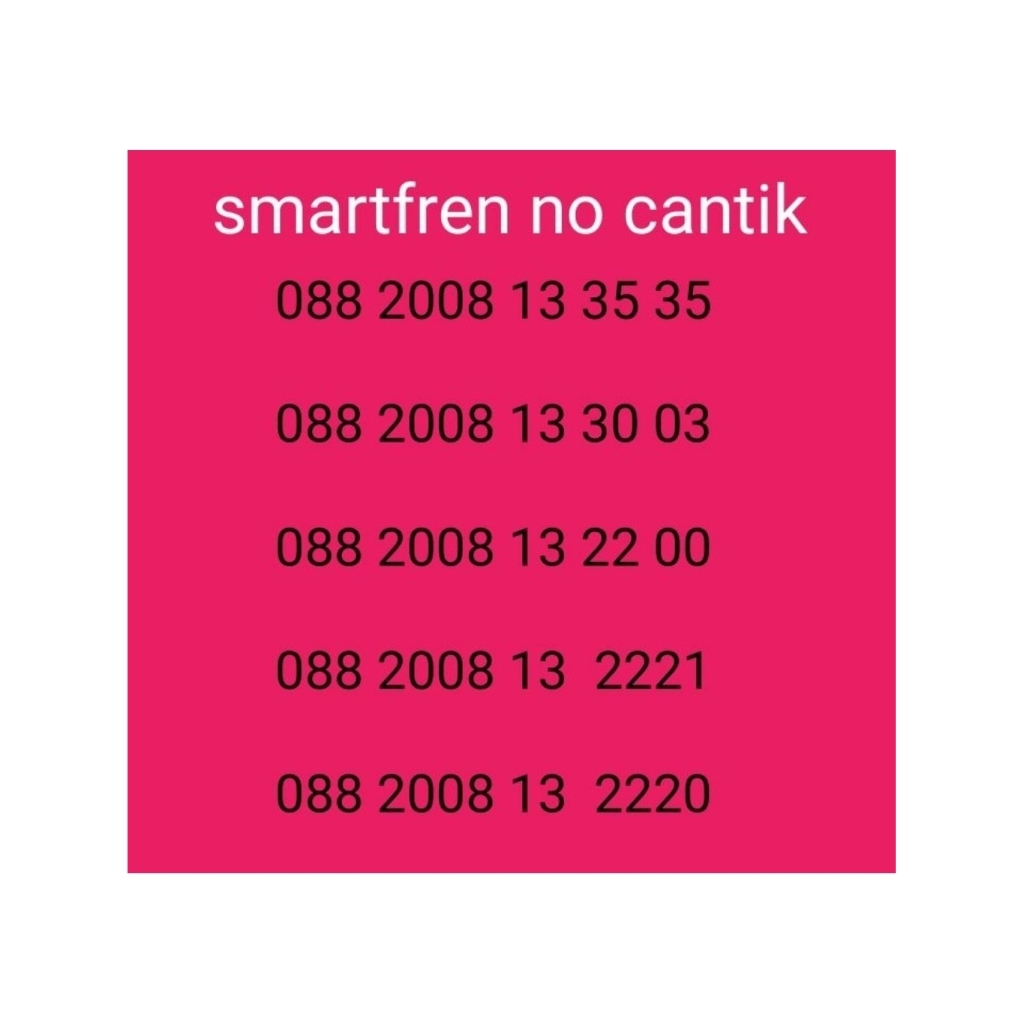 smartfren nomor cantik murah kuotanya 2GB