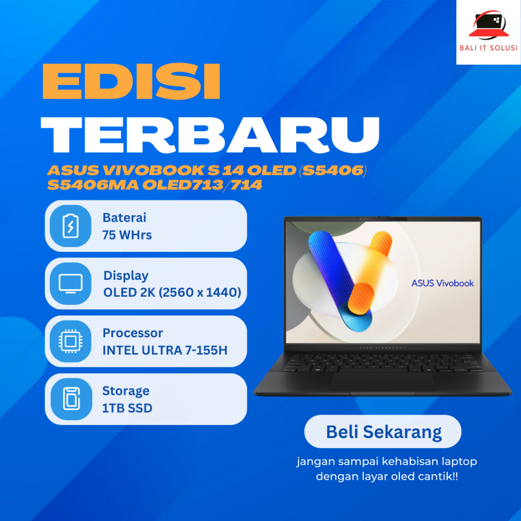 Asus Vivobook S 14 OLED (S5406) - S5406MA-OLED713/714