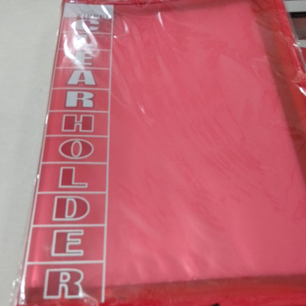 

map zipper clear holder isi 40 map isi plastik buat ducuments
