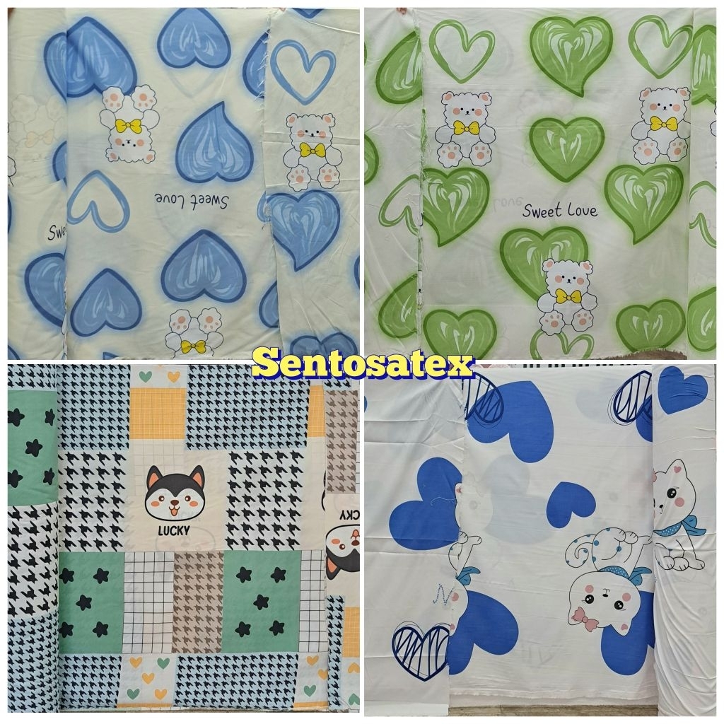 Kain Katun Disperse Polimikro Bahan Kain Sprei dan Gorden