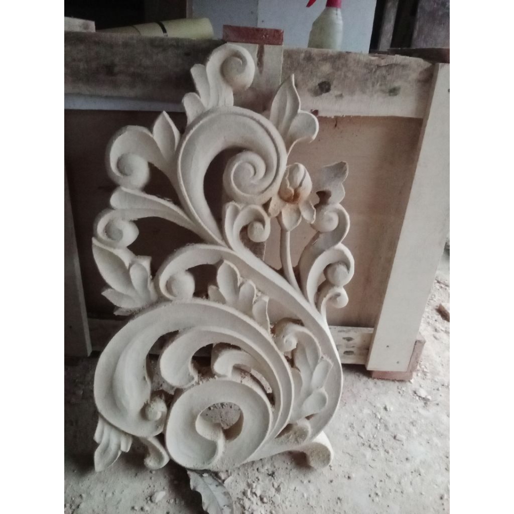 ukir batu alam hiasan dinding untuk pilar