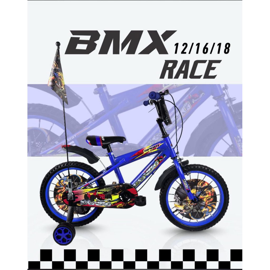 [SUDAH RAKIT] BMX RACE COWOK SEPEDA ANAK