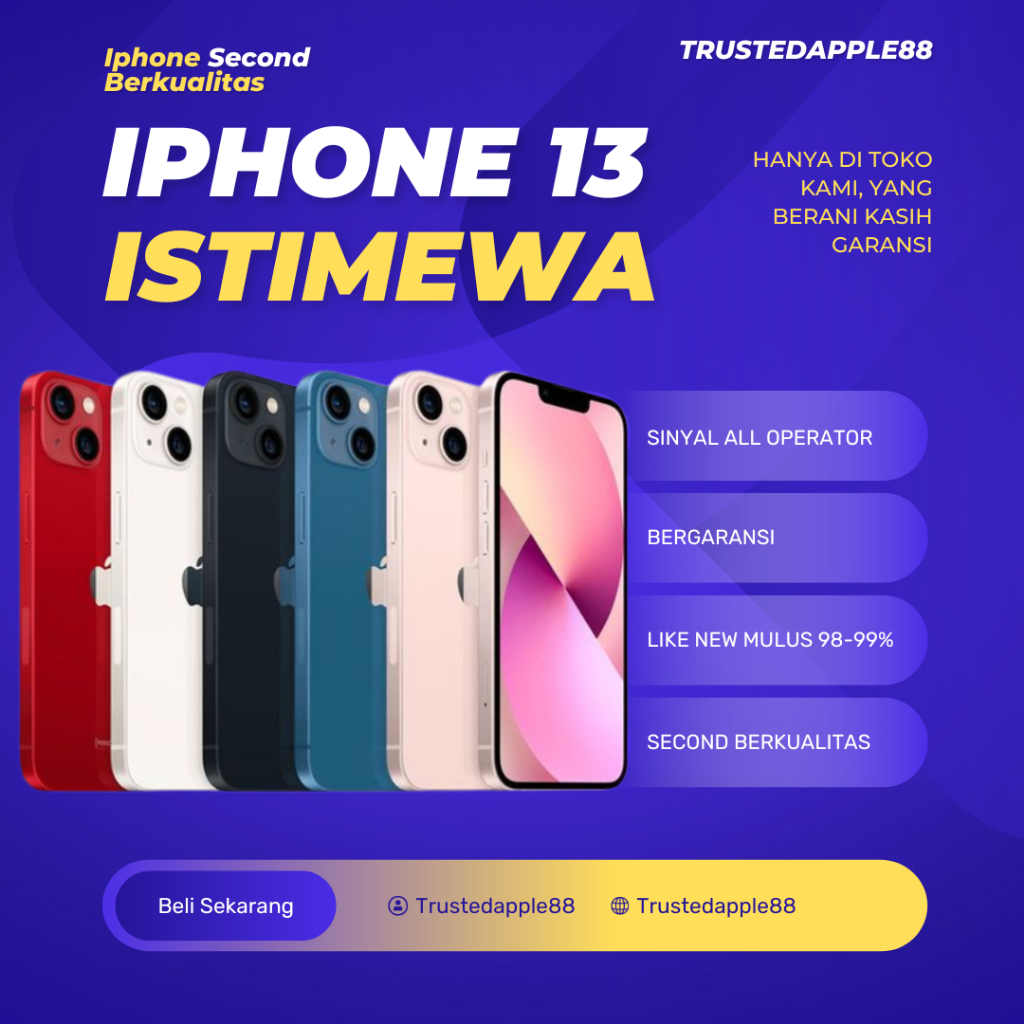 IPHONE 13 128GB SECOND ORIGINAL