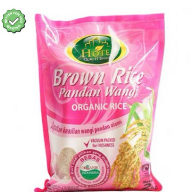 

Hotel Beras Coklat Pandan Wangi Organik 2kg