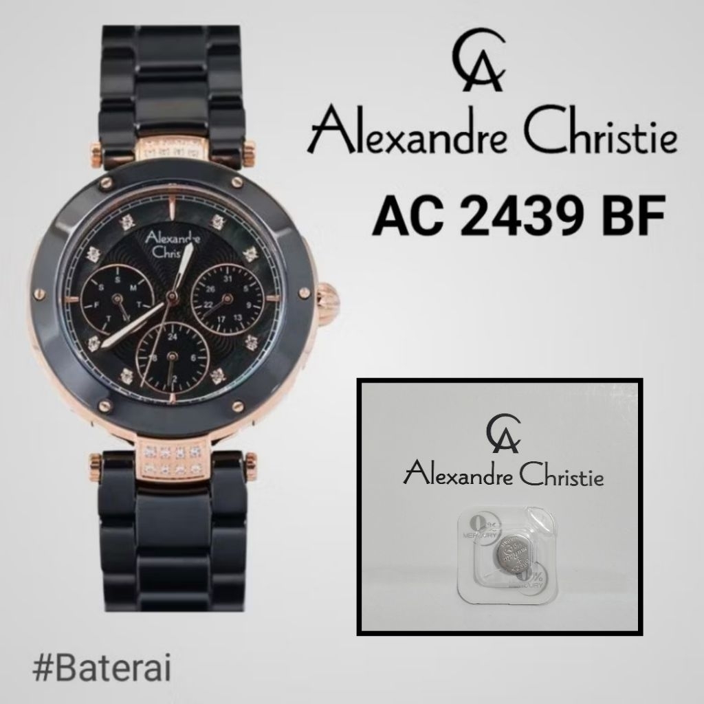 Baterai Jam Tangan Alexandre Christie AC2439 BF