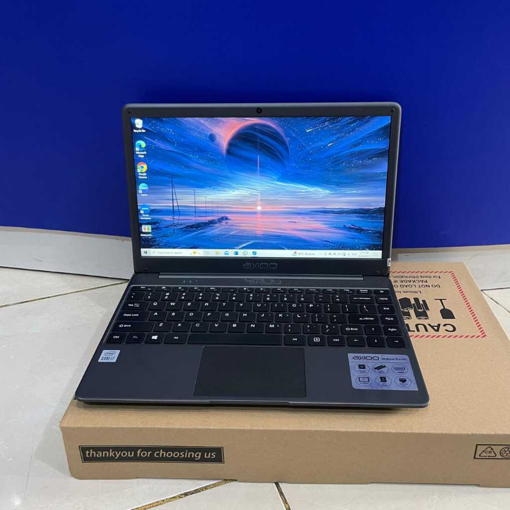 Axioo Mybook Pro 107 / Intel Core i7-1065G7 / Ram 8 / Ssd 512Gb, Lengkap, Grey, BERGARANSI