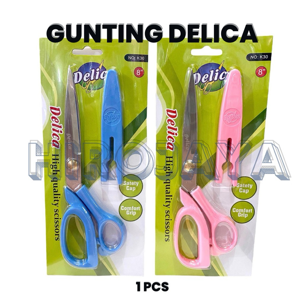 

Gunting Jahit Delica 8-9inch – Gunting Kain / Kertas / Craft Premium Tajam Per Pcs