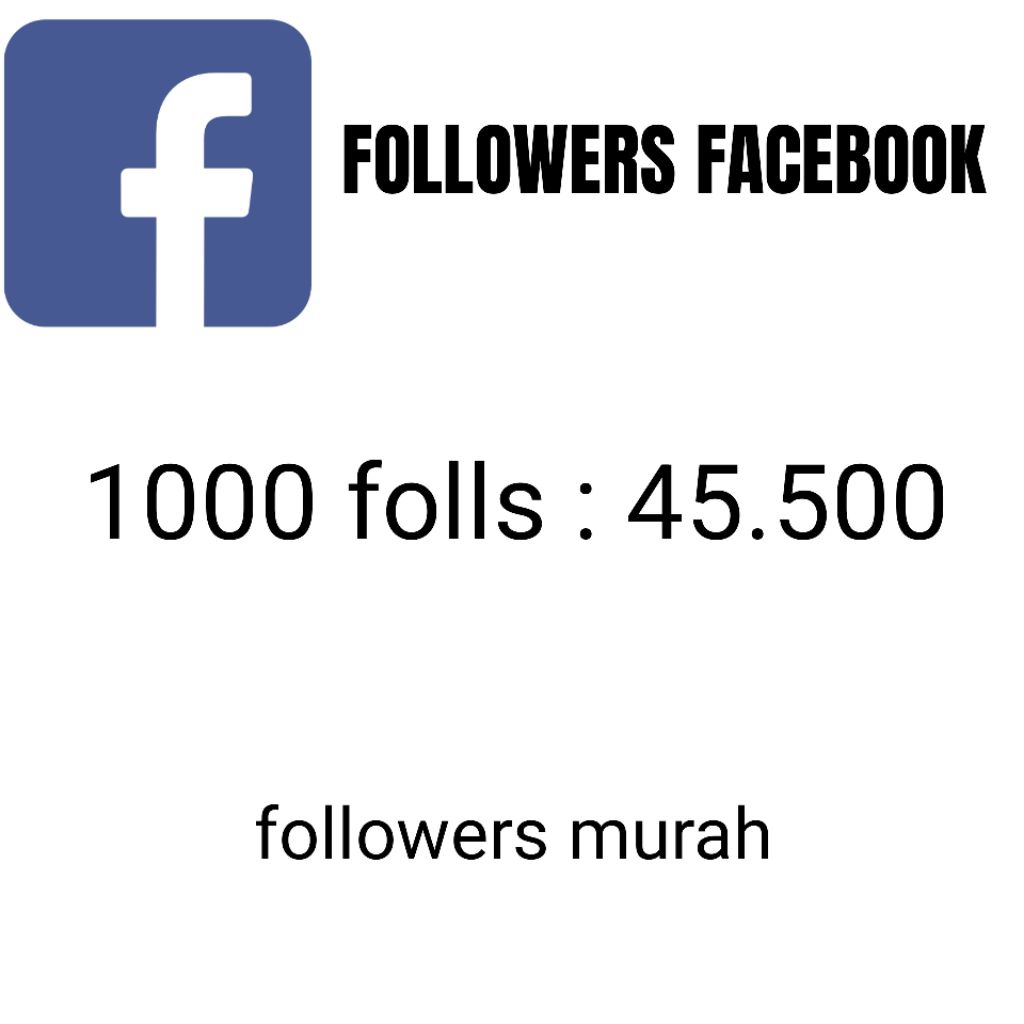 FOLLOWERS FACEBOOK,penambah followers