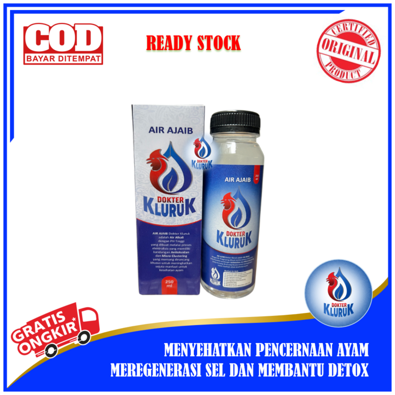 Air Ajaib Dokter Kluruk Air Alkali Anti Oksidan Air Minum Ayam Juara
