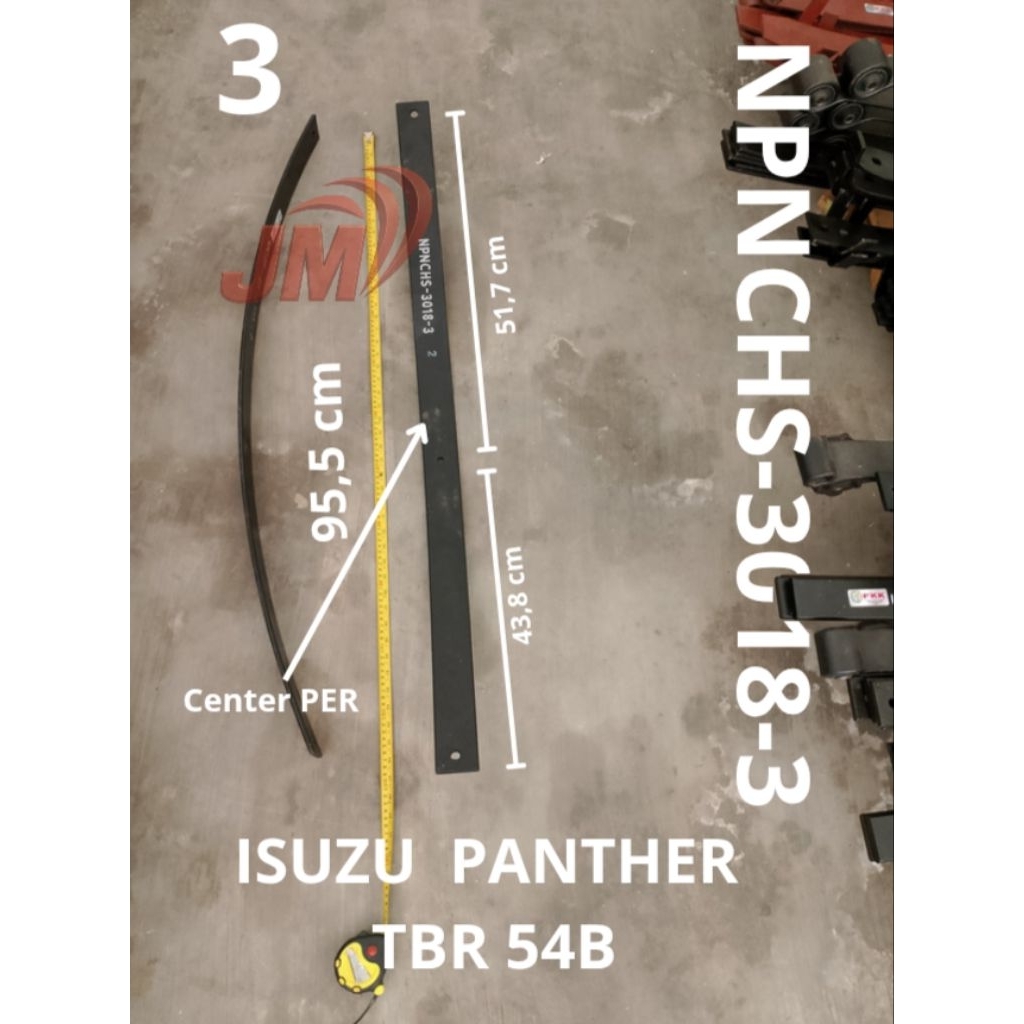PER DAUN ISUZU PANTHER  No.3 New Wagon, TBR 54B, Panther 2.3 Pick Up ( NPNCHS-3018-3)