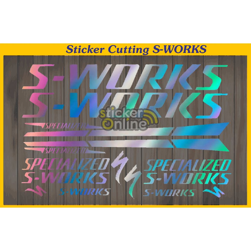 STICKER S WORKS SPECIALIZED MTB CUTTING STICKER S WORKS