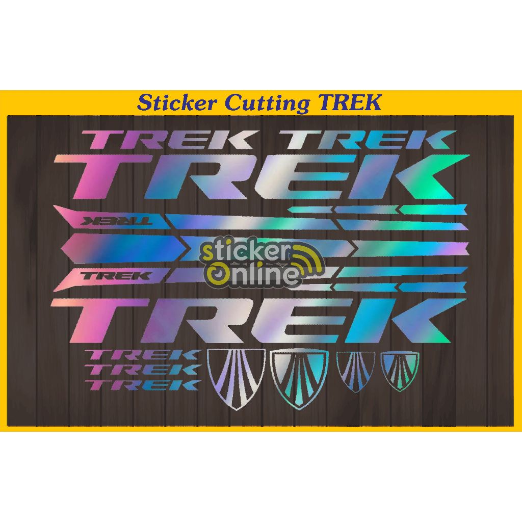 STICKER CUTTING TREK STICKER SEPEDA MTB